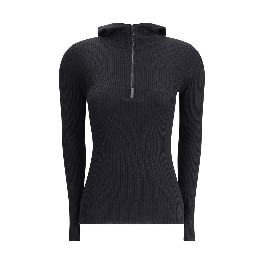 Brunello Cucinelli Hooded Long Sleeve Sweater Glam Steals