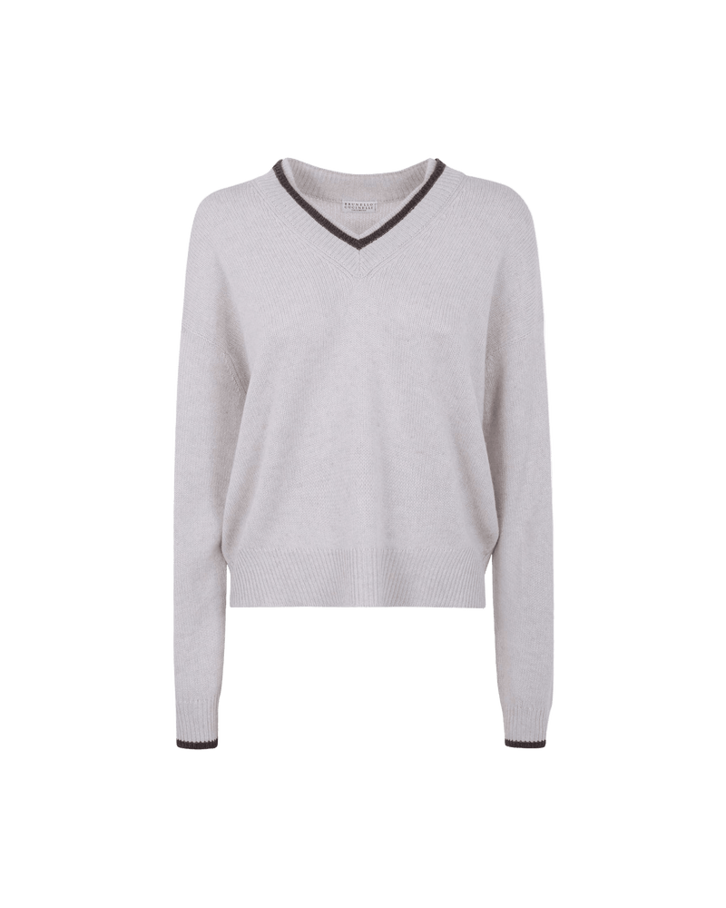 Brunello Cucinelli Ivory Sweater Glam Steals