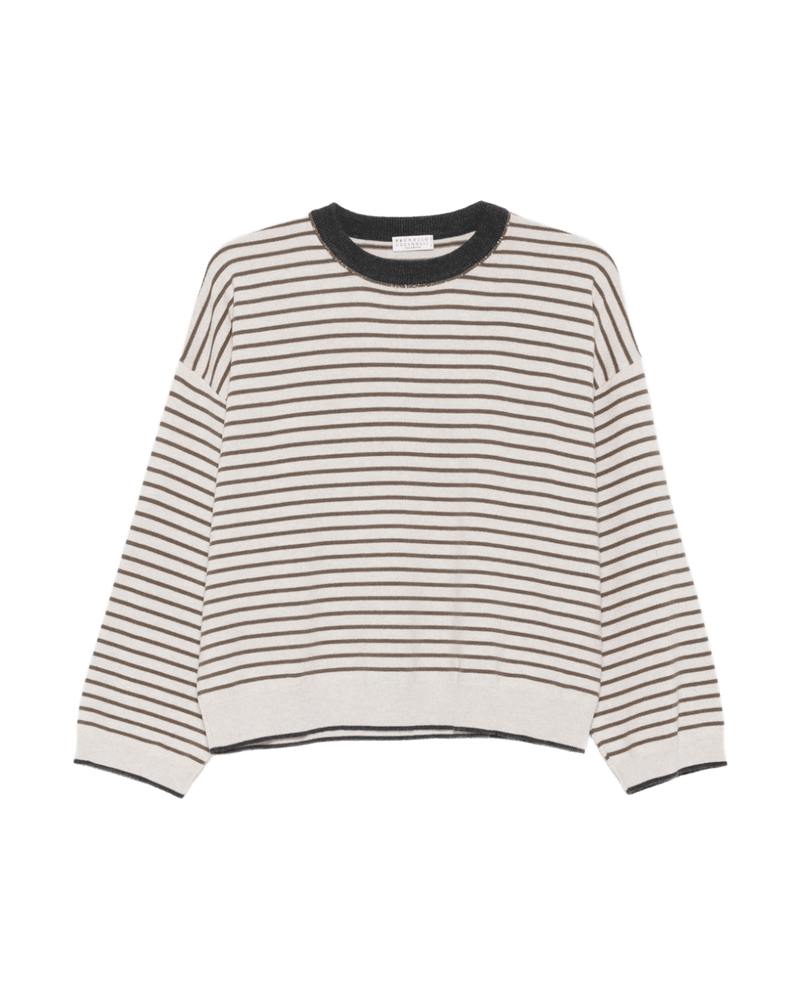 Brunello Cucinelli Ivory Sweater Glam Steals