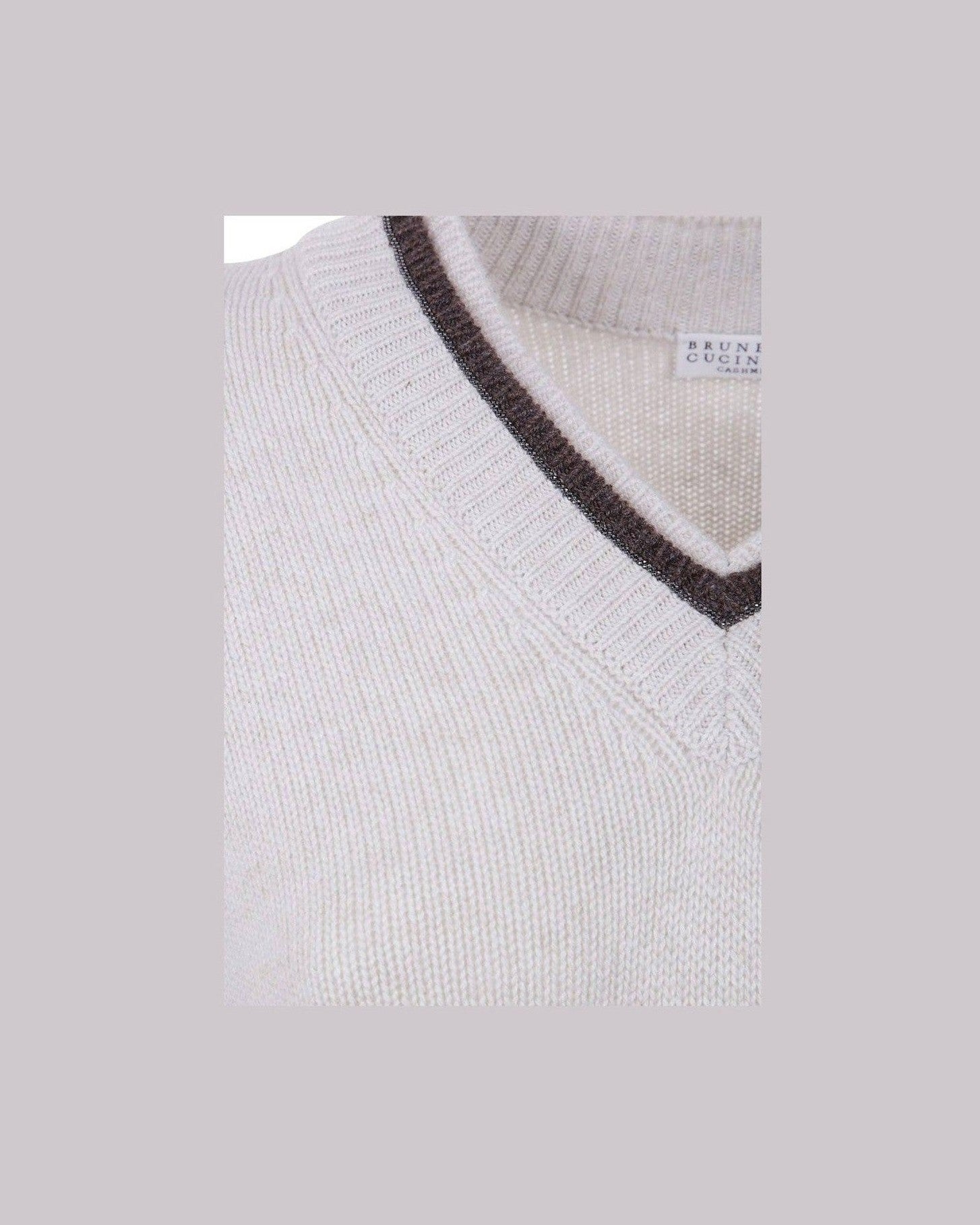 Brunello Cucinelli Ivory Sweater Glam Steals