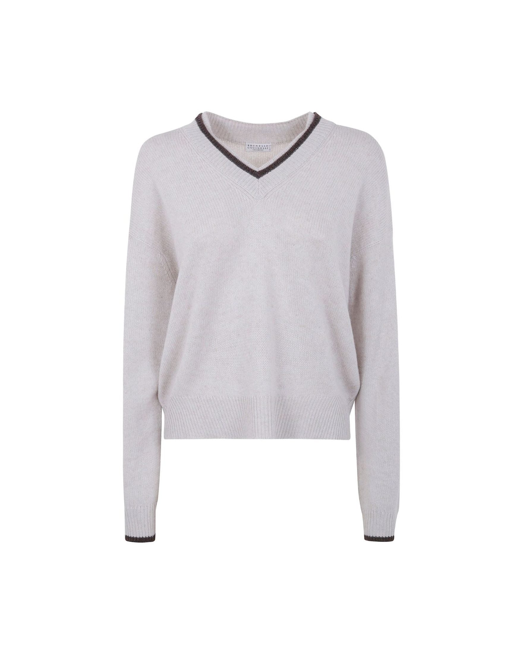 Brunello Cucinelli Ivory Sweater Glam Steals