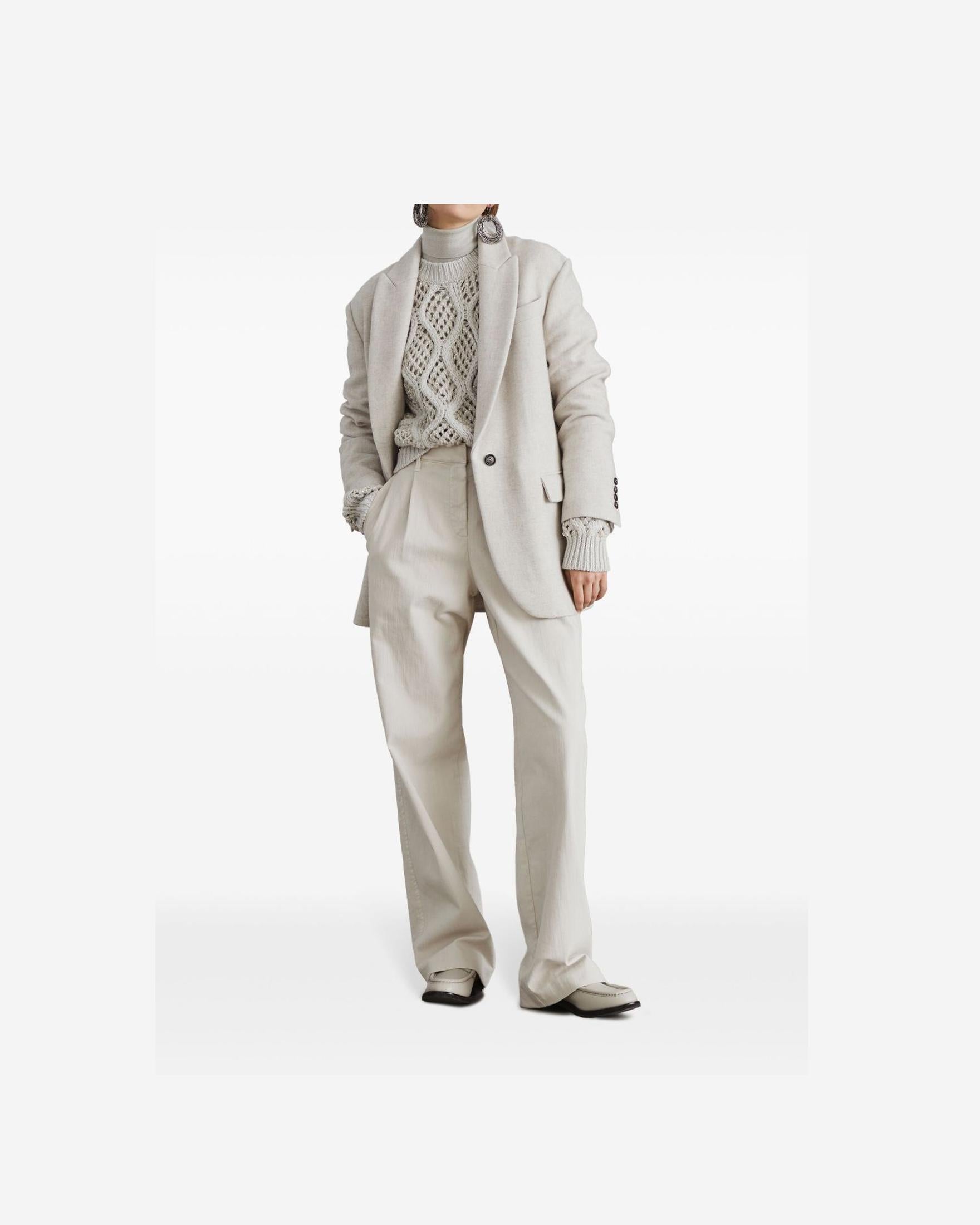Brunello Cucinelli Ivory Sweater Glam Steals