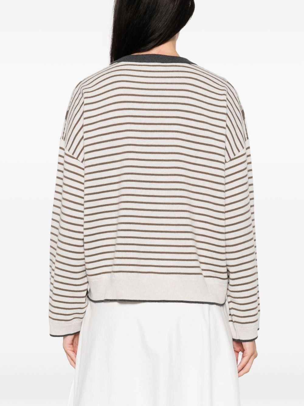 Brunello Cucinelli Ivory Sweater Glam Steals