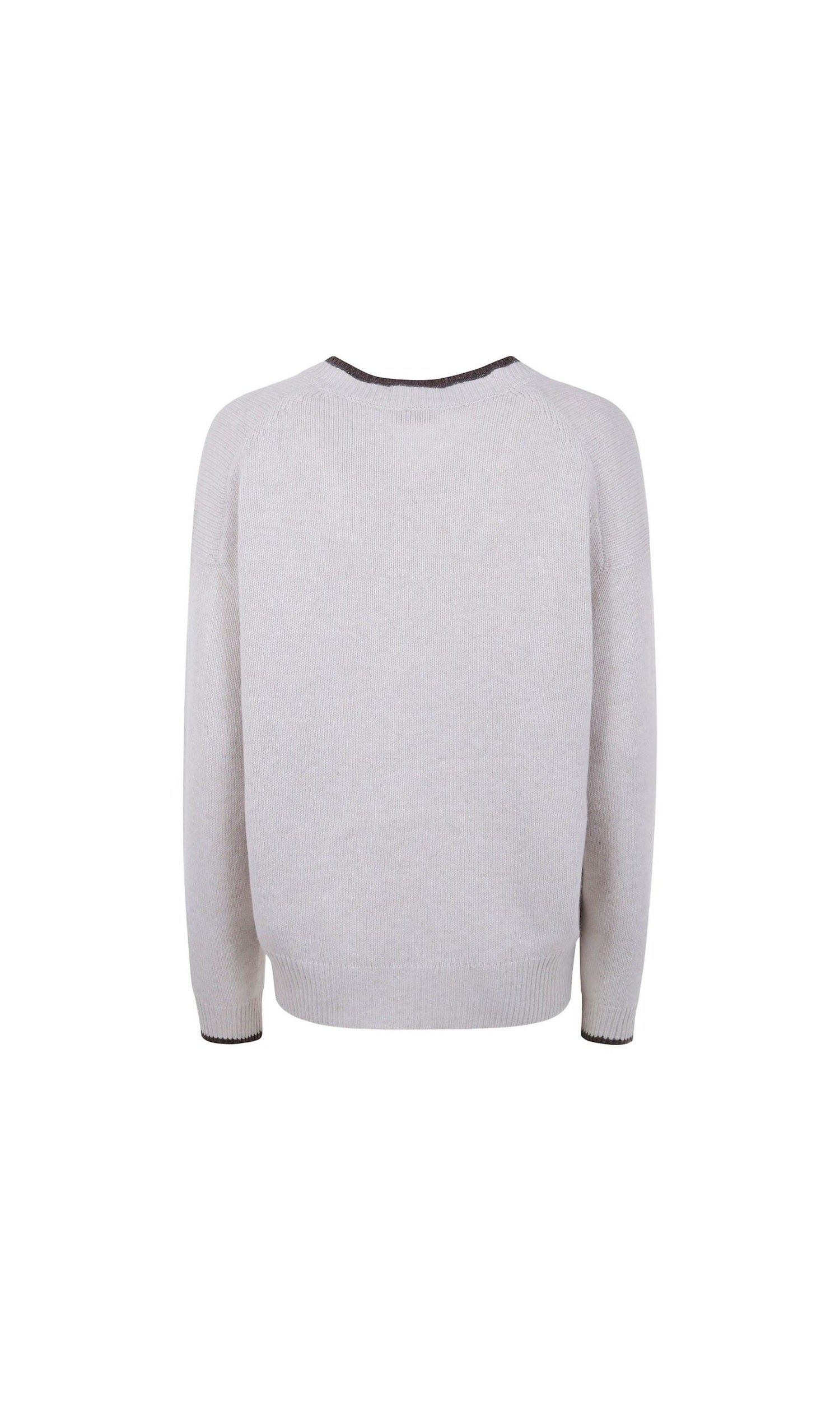 Brunello Cucinelli Ivory Sweater Glam Steals
