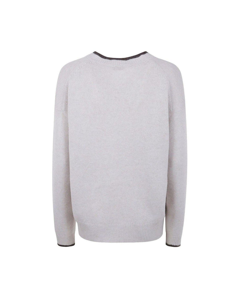 Brunello Cucinelli Ivory Sweater Glam Steals