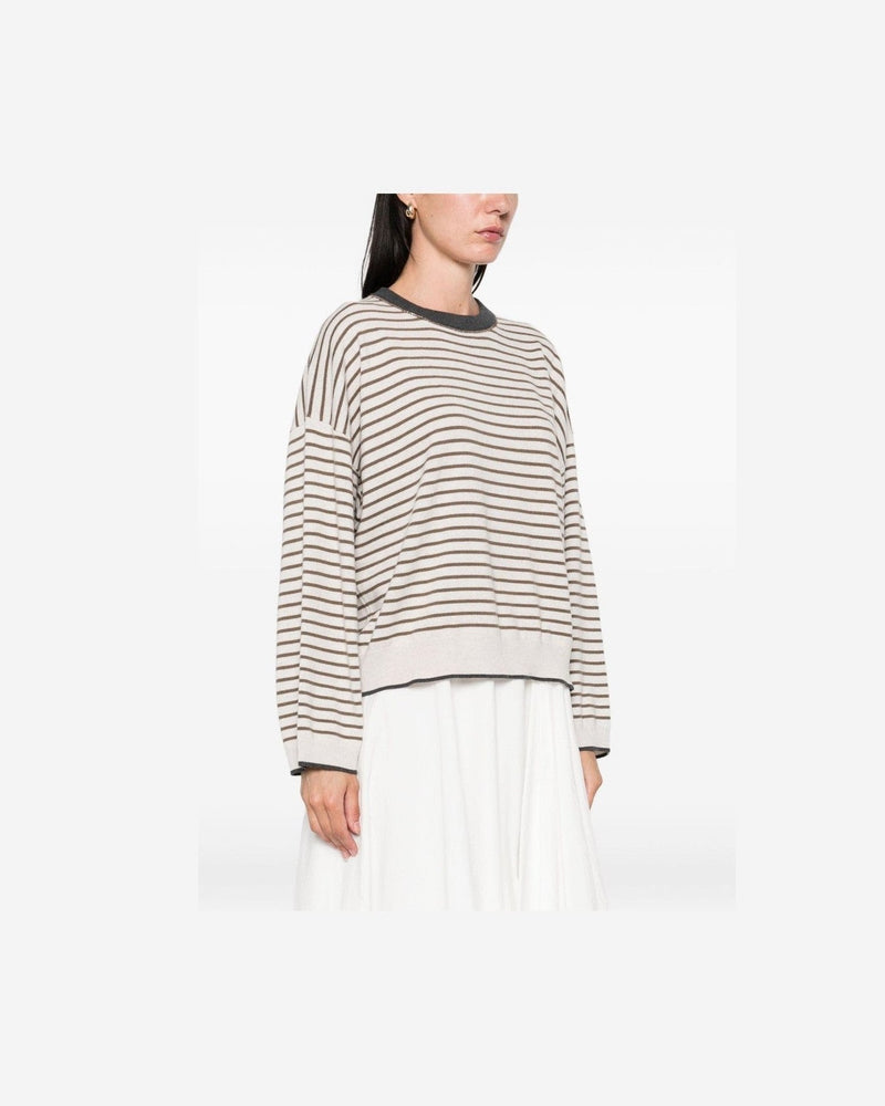 Brunello Cucinelli Ivory Sweater Glam Steals