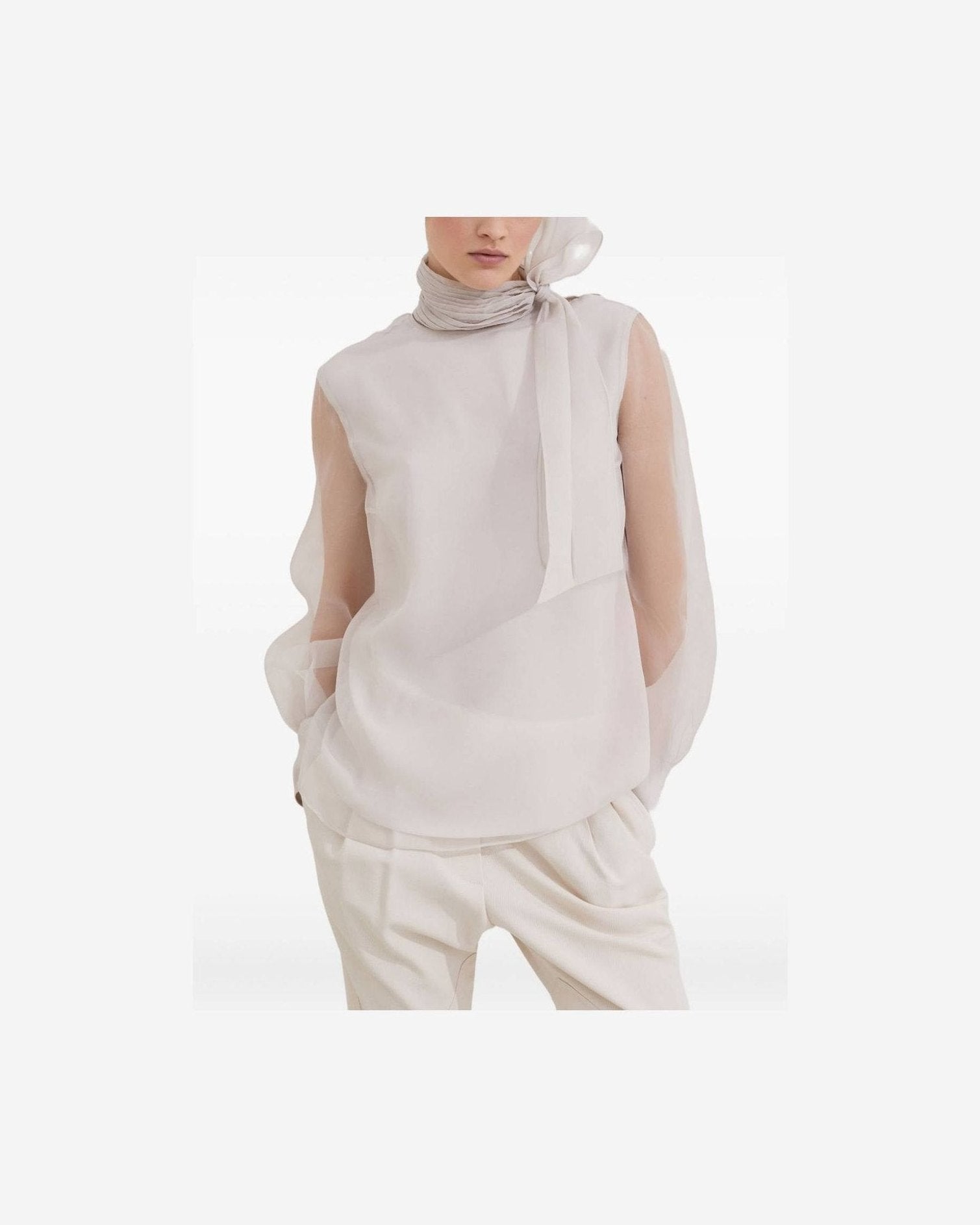 Brunello Cucinelli Ivory Top Glam Steals