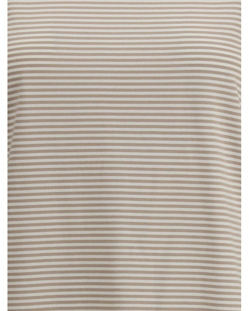 Brunello Cucinelli Jersey Striped T-shirt Glam Steals