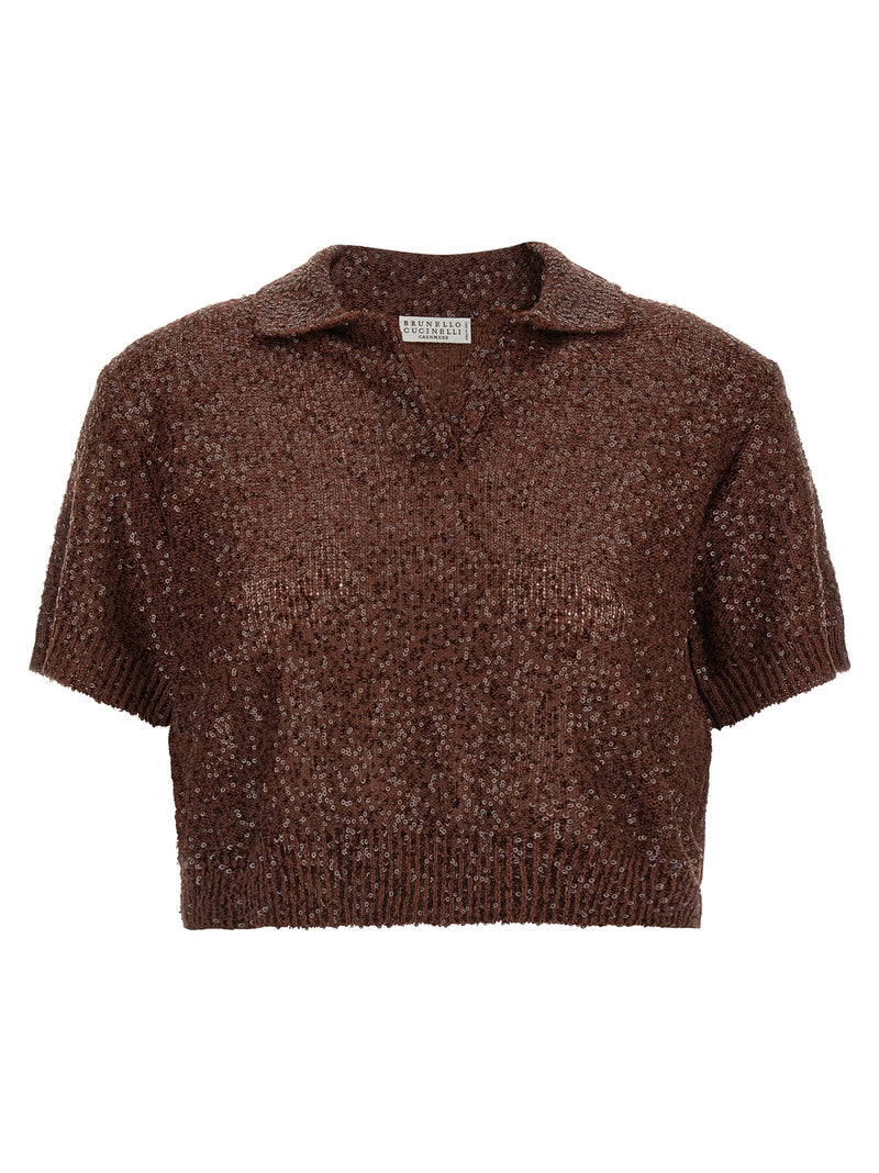 Brunello Cucinelli Knitted Polo Shirt Glam Steals