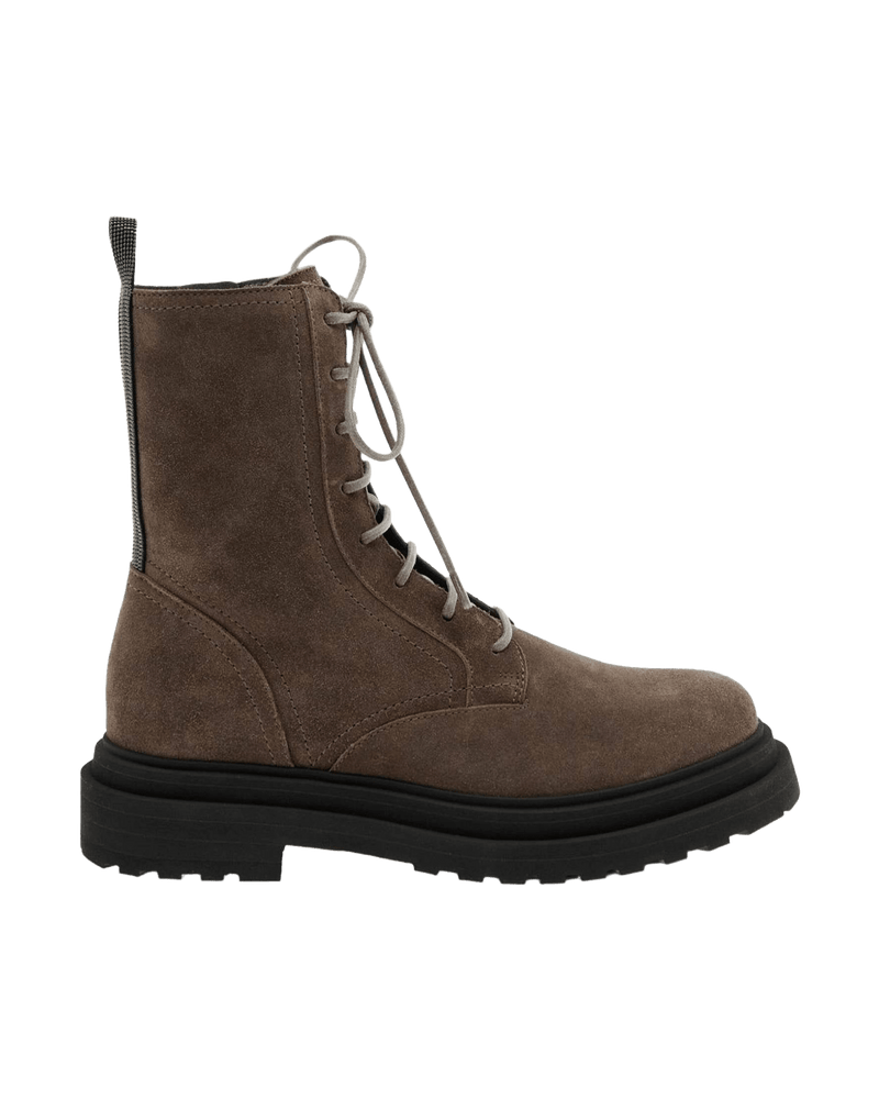 Brunello Cucinelli Lace Up Combat Boots Glam Steals