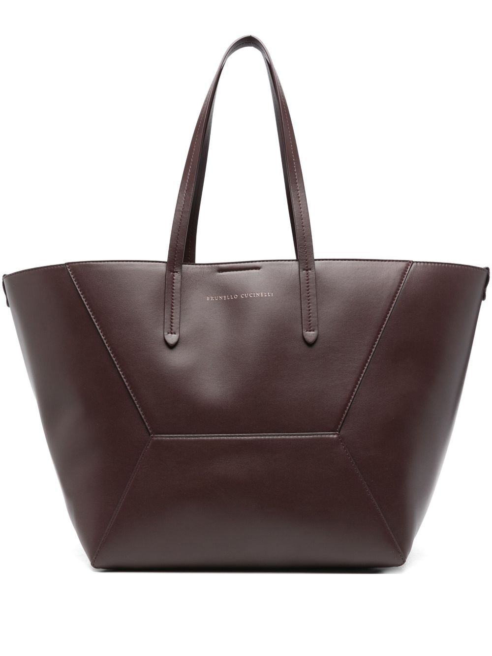 Brunello Cucinelli Leather Bc Duo Tote Bag Glam Steals