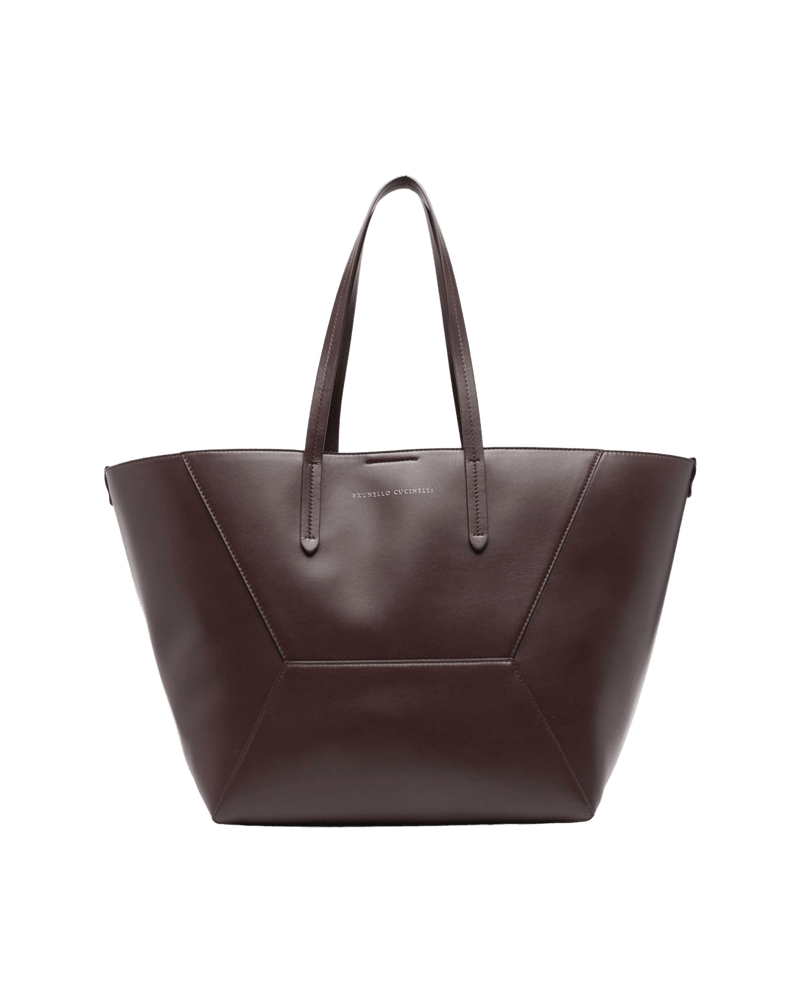 Brunello Cucinelli Leather Bc Duo Tote Bag Glam Steals
