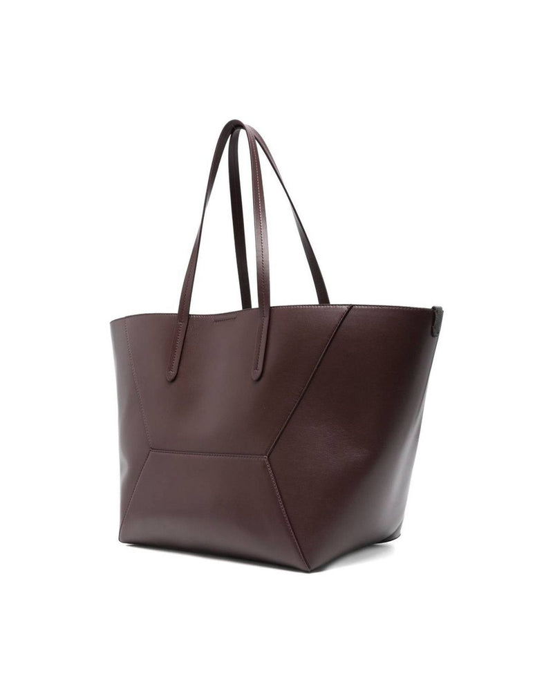 Brunello Cucinelli Leather Bc Duo Tote Bag Glam Steals
