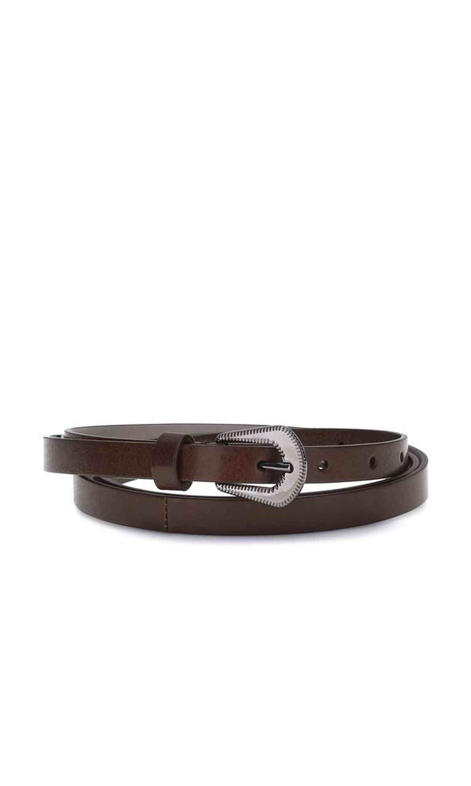 Brunello Cucinelli Leather Belt Glam Steals