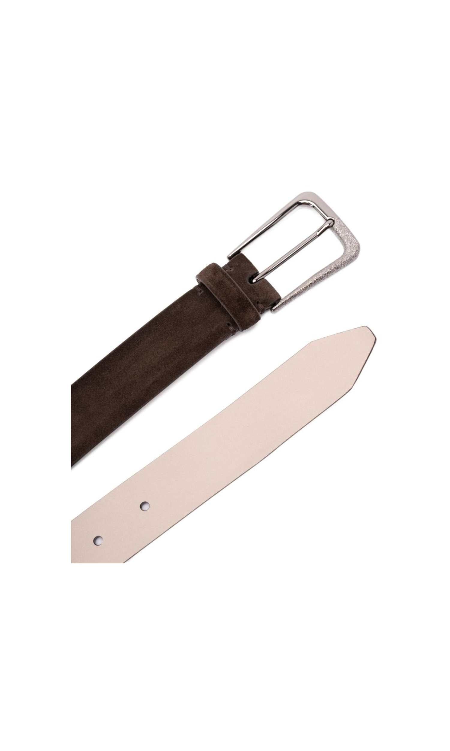 Brunello Cucinelli Leather Belt Glam Steals