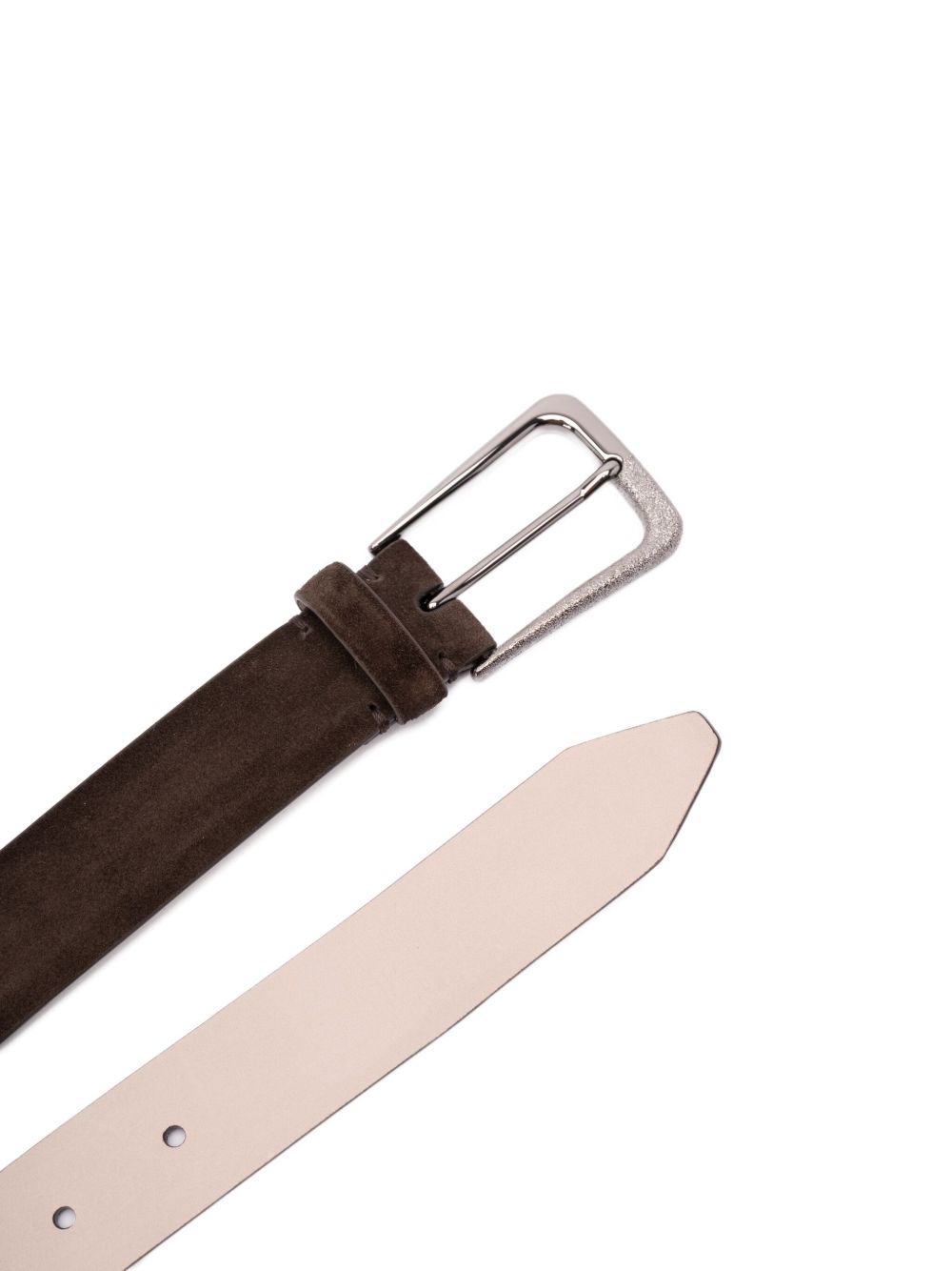 Brunello Cucinelli Leather Belt Glam Steals