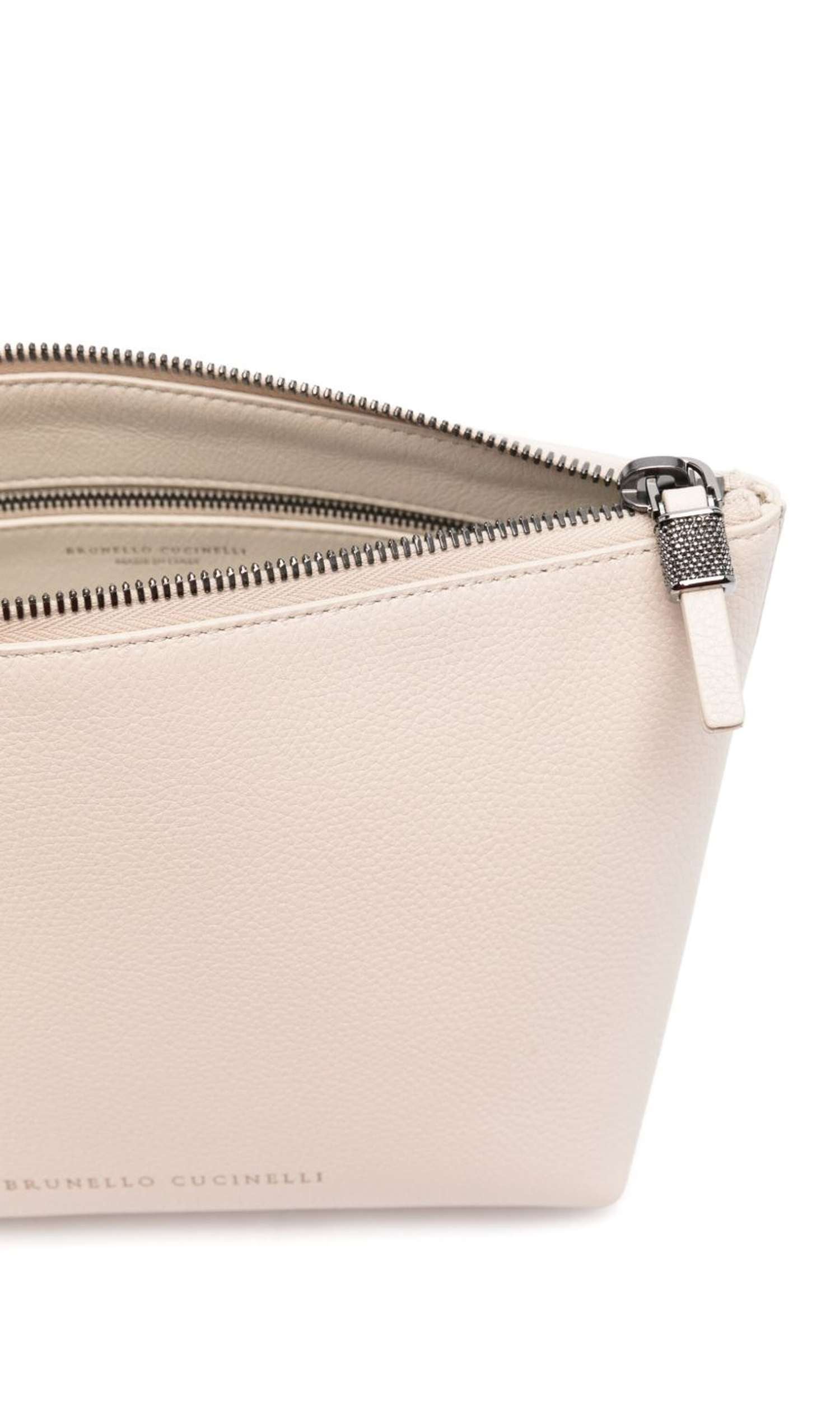Brunello Cucinelli Leather Pouch Glam Steals