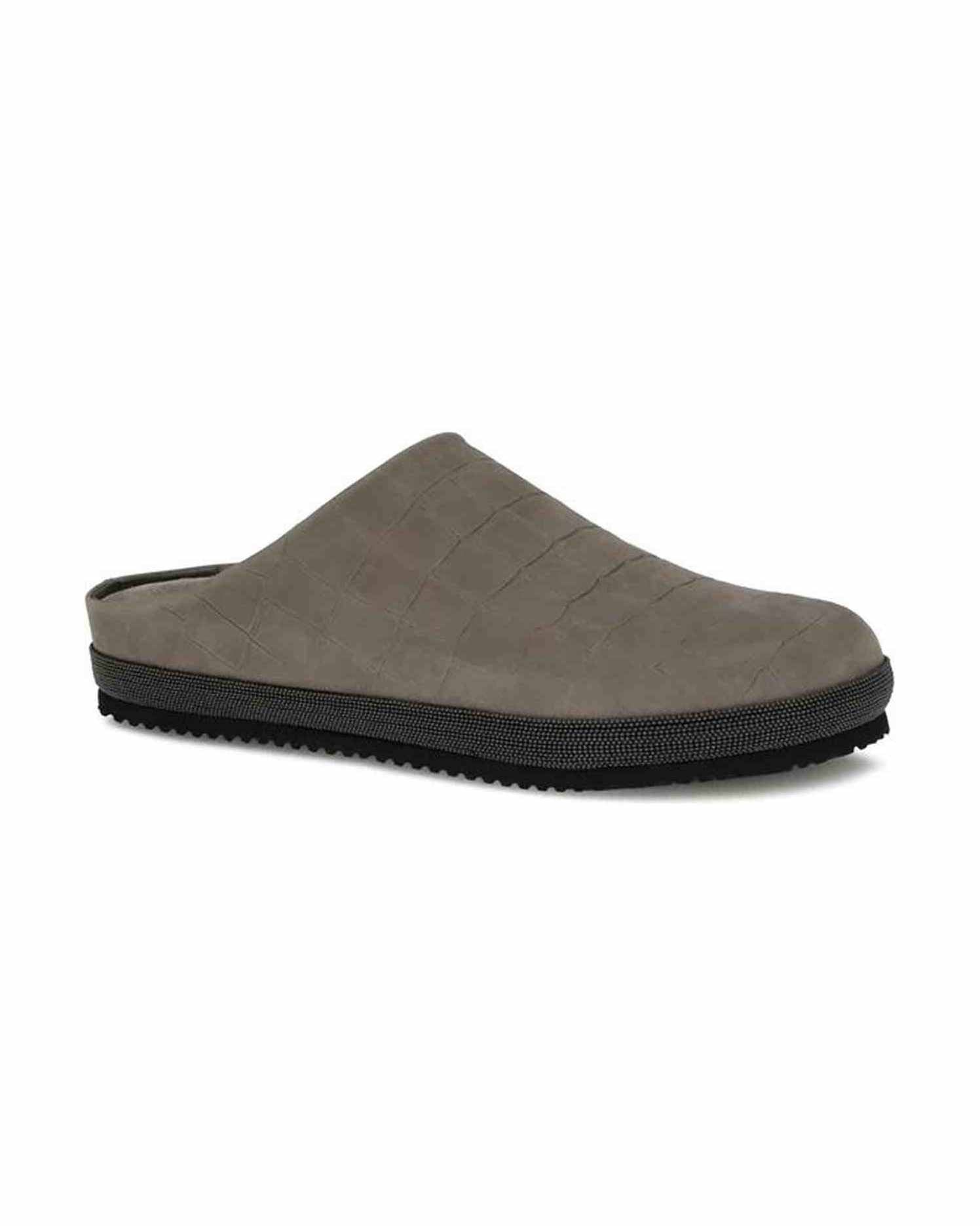 Brunello Cucinelli Leather Sabots Glam Steals