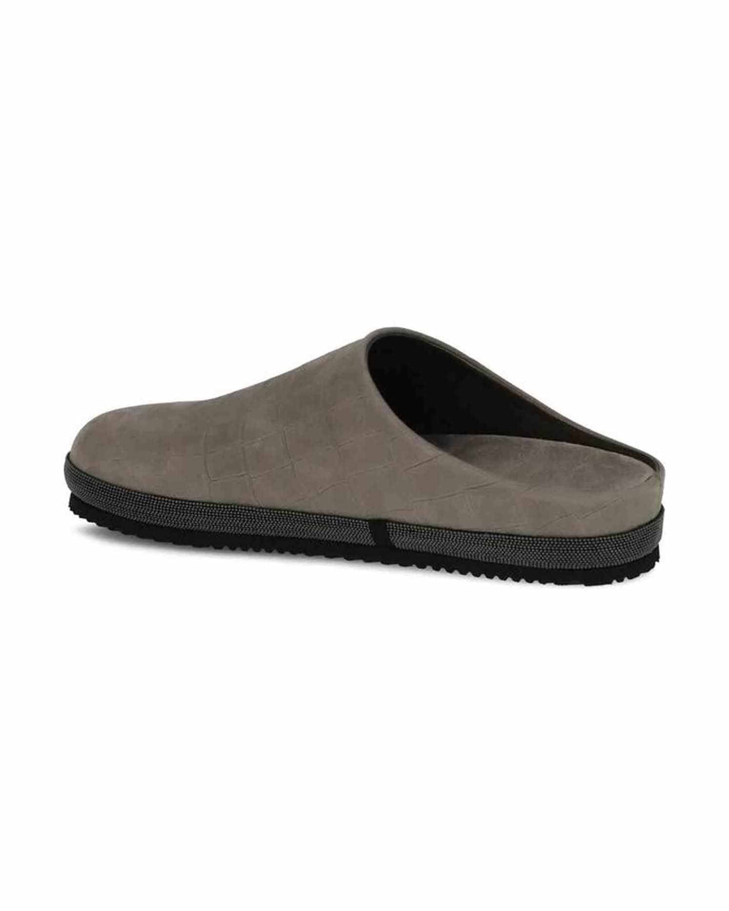 Brunello Cucinelli Leather Sabots Glam Steals