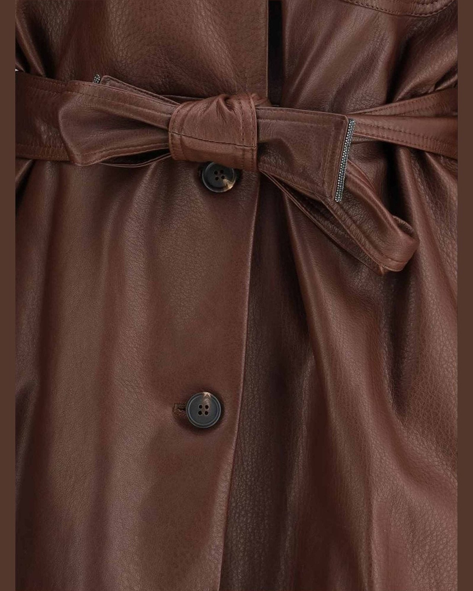 Brunello Cucinelli Leather Saharan Jacket Glam Steals