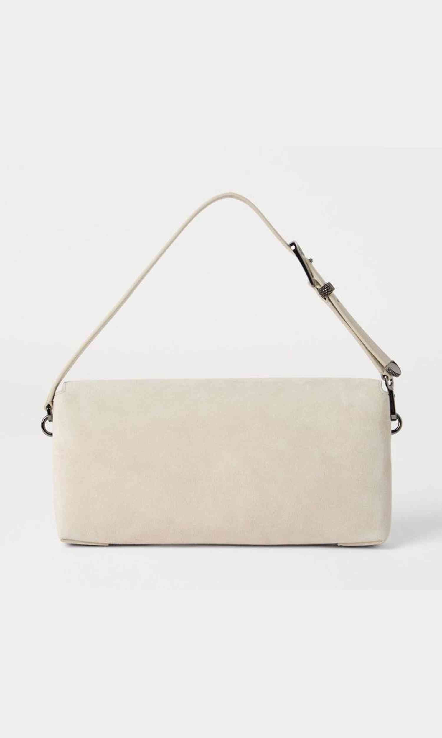Brunello Cucinelli Leather Shoulder Bag Glam Steals