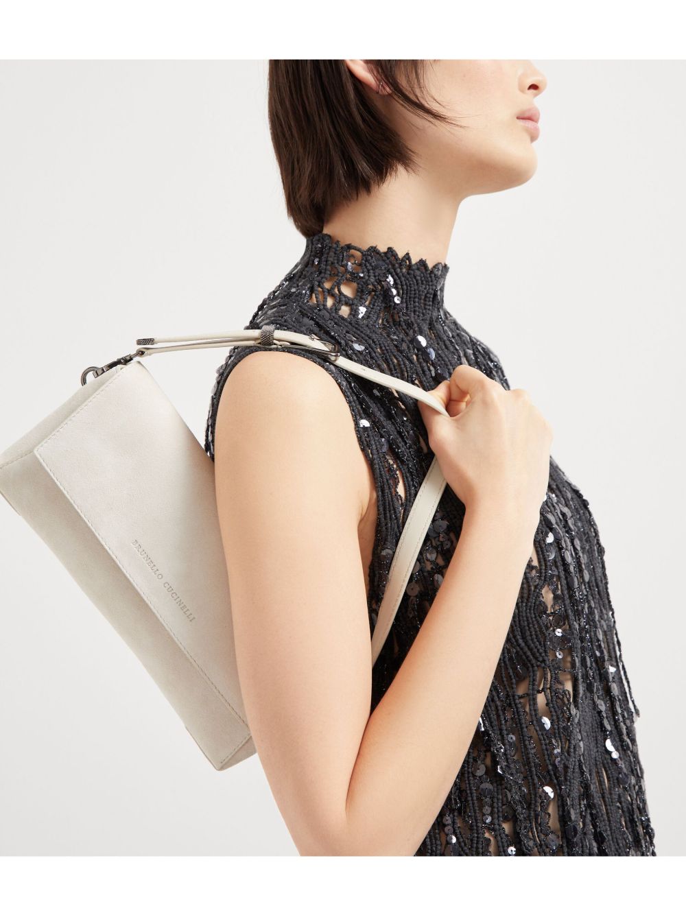 Brunello Cucinelli Leather Shoulder Bag Glam Steals
