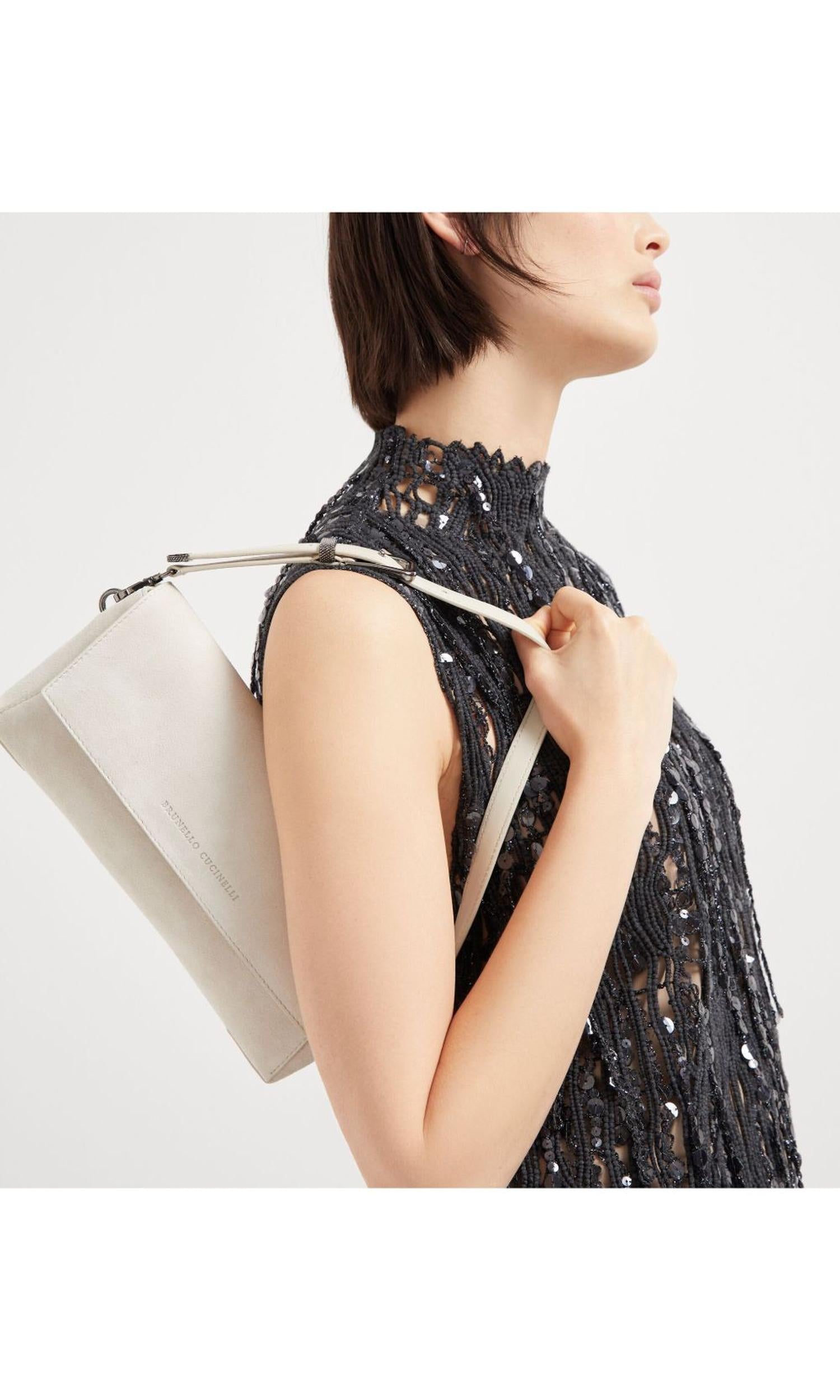 Brunello Cucinelli Leather Shoulder Bag Glam Steals