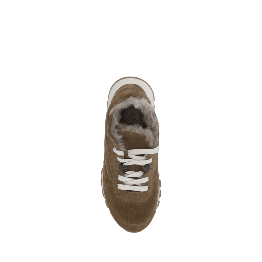 Brunello Cucinelli Leather Sneakers Glam Steals