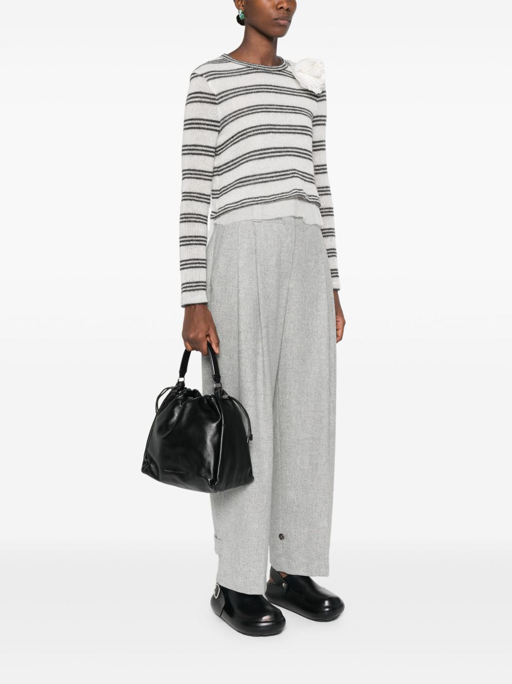 Brunello Cucinelli Leather Soft Mellow Bucket Bag Glam Steals