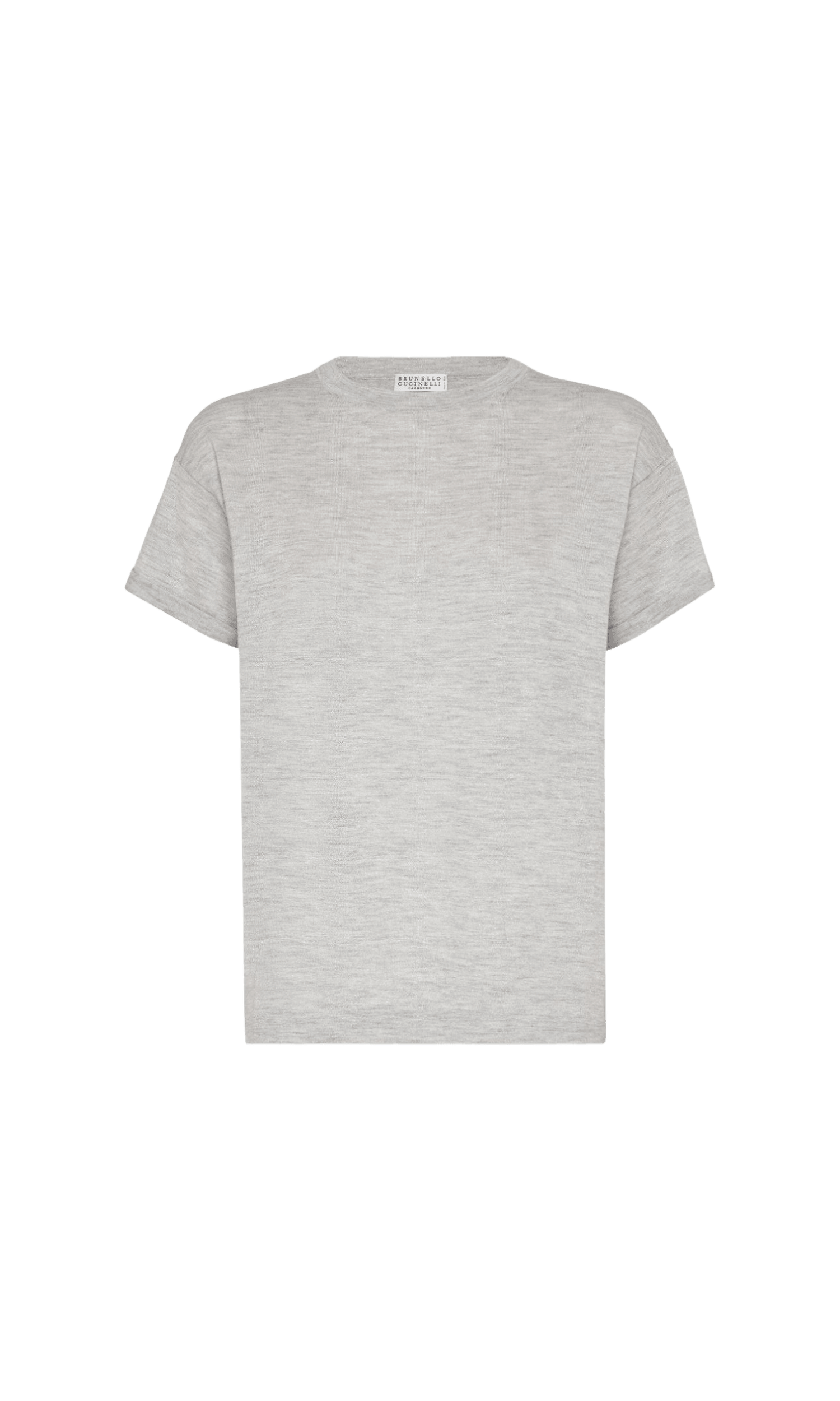 Brunello Cucinelli Light Grey T-shirt Glam Steals