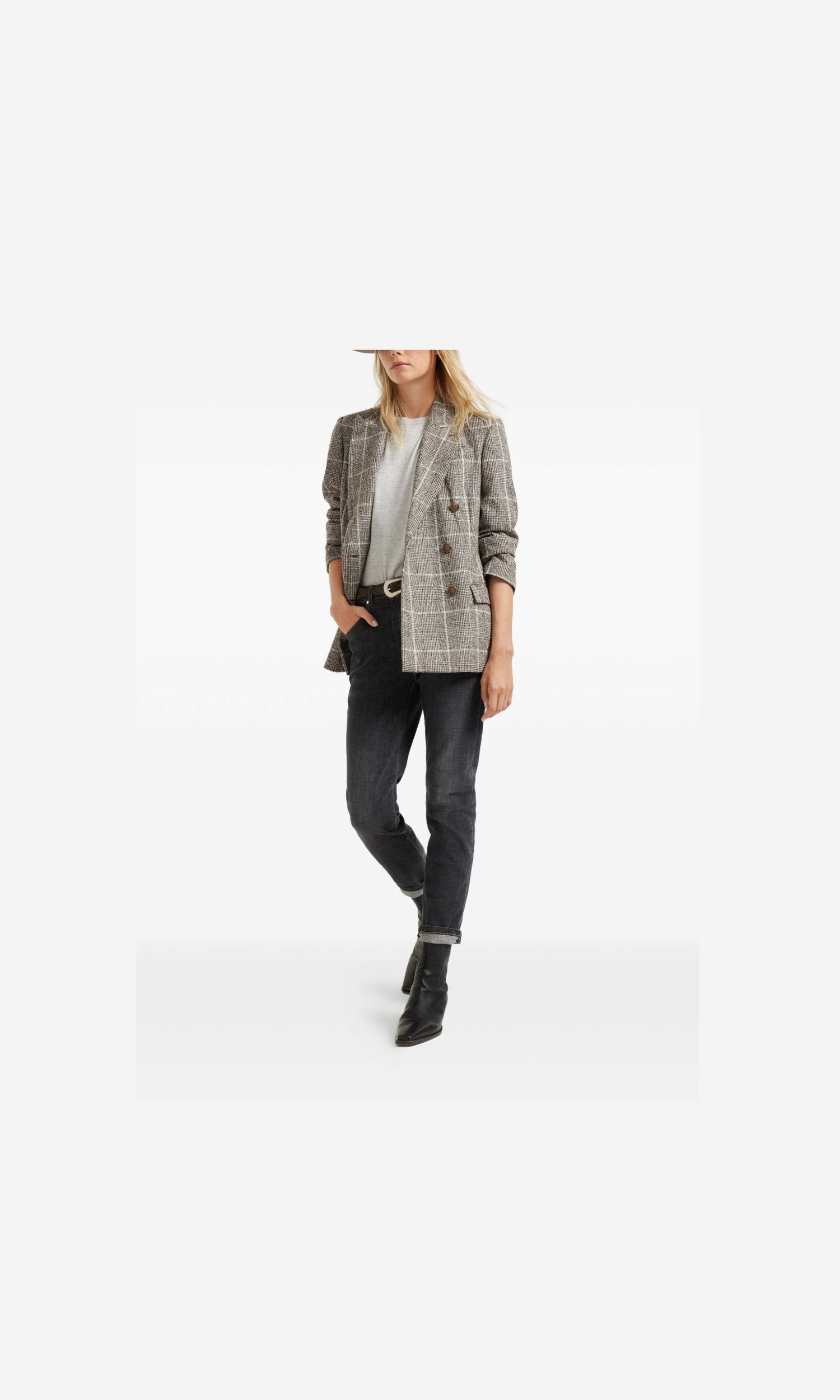 Brunello Cucinelli Light Grey T-shirt and Polo Glam Steals