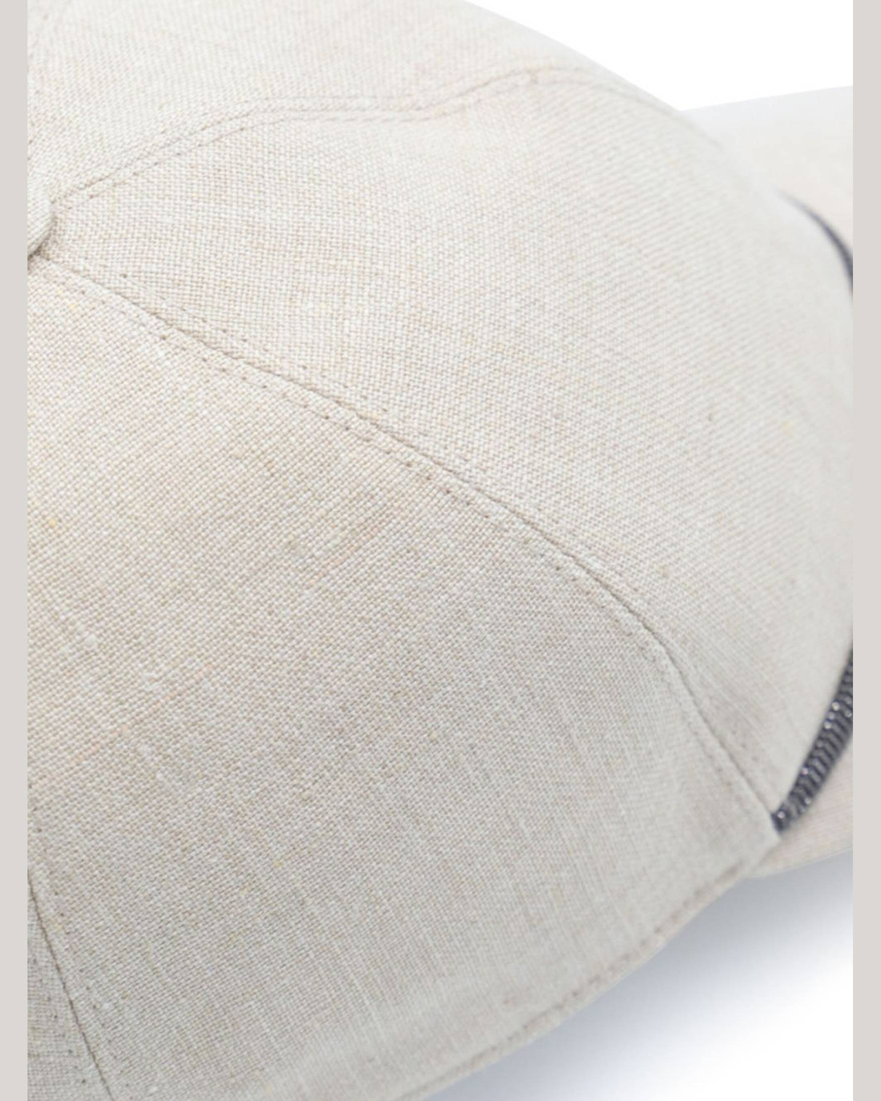 Brunello Cucinelli Linen Baseball Cap Glam Steals