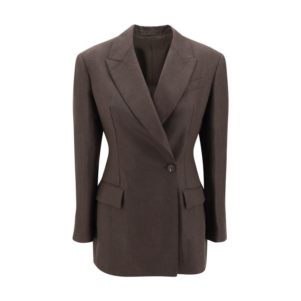 Brunello Cucinelli Linen Blazer Jacket Glam Steals
