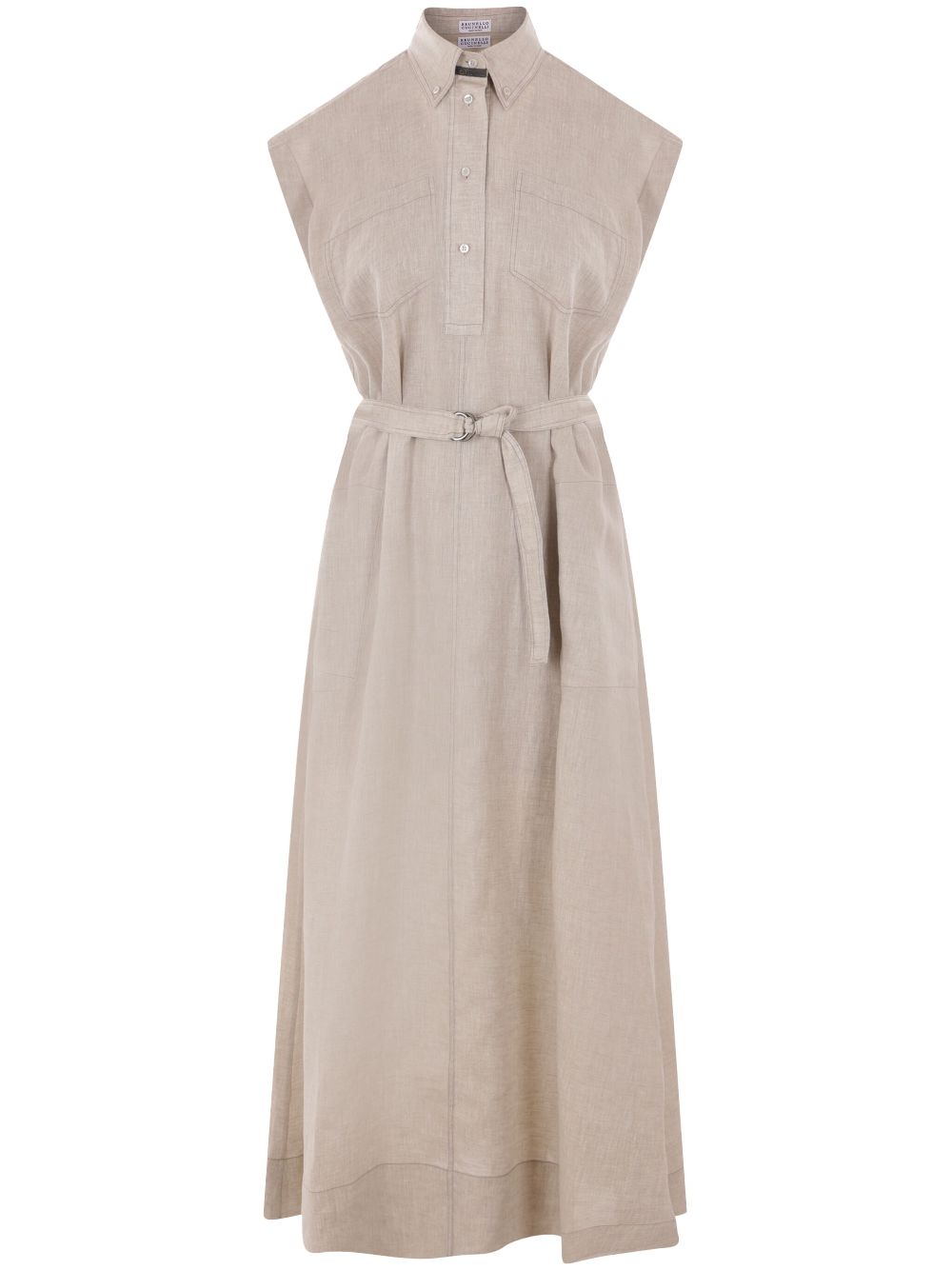 Brunello Cucinelli Linen Long Dress Glam Steals