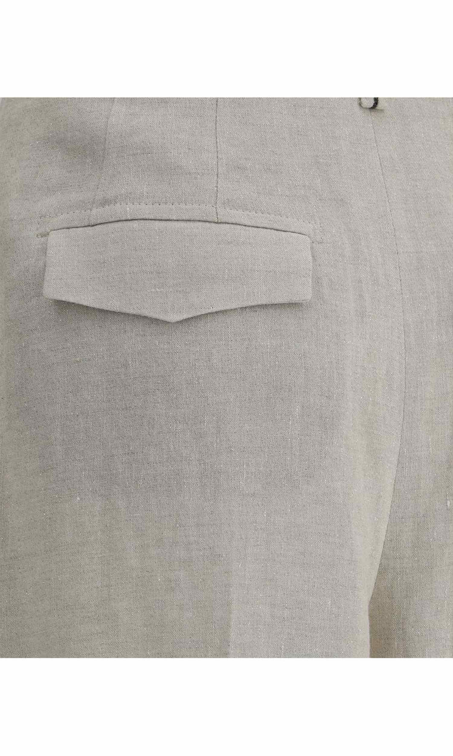 Brunello Cucinelli Linen Pant Glam Steals