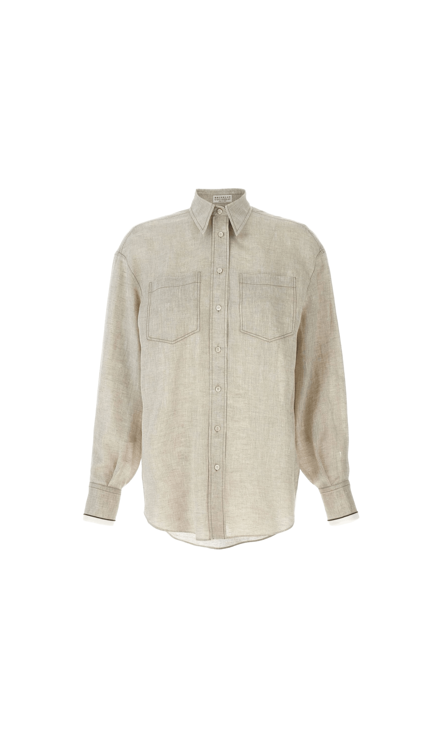 Brunello Cucinelli Linen Shirt Glam Steals