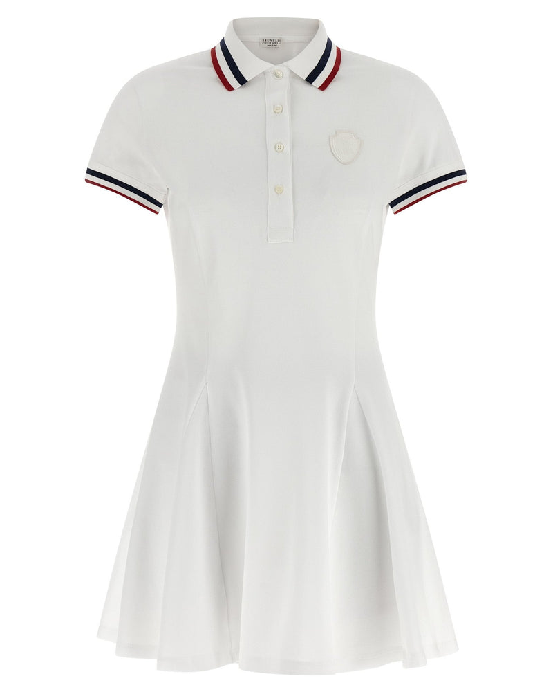 Brunello Cucinelli Logo Embroidery Tennis Dress Glam Steals