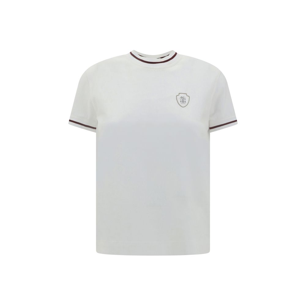 Brunello Cucinelli Logoed T-Shirt Glam Steals