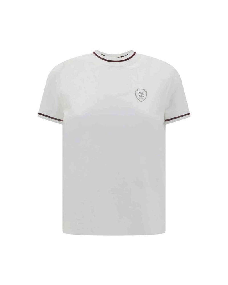 Brunello Cucinelli Logoed T-Shirt Glam Steals