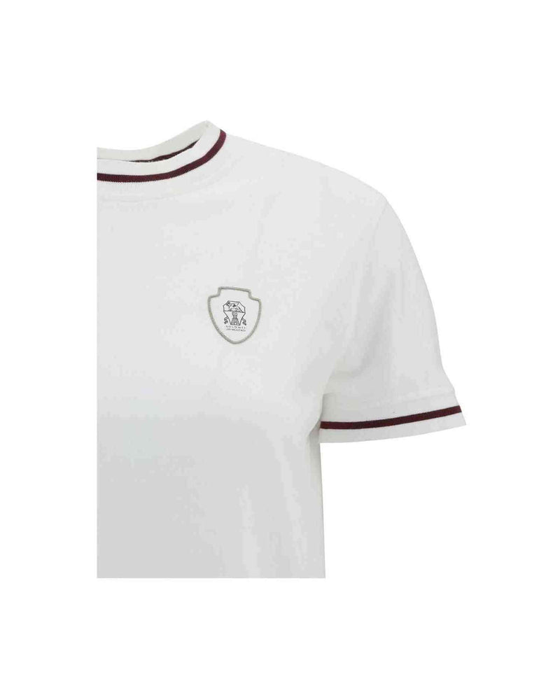 Brunello Cucinelli Logoed T-Shirt Glam Steals