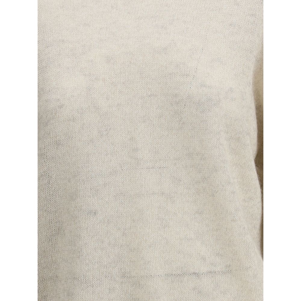 Brunello Cucinelli Lurex Effect Sweater Glam Steals