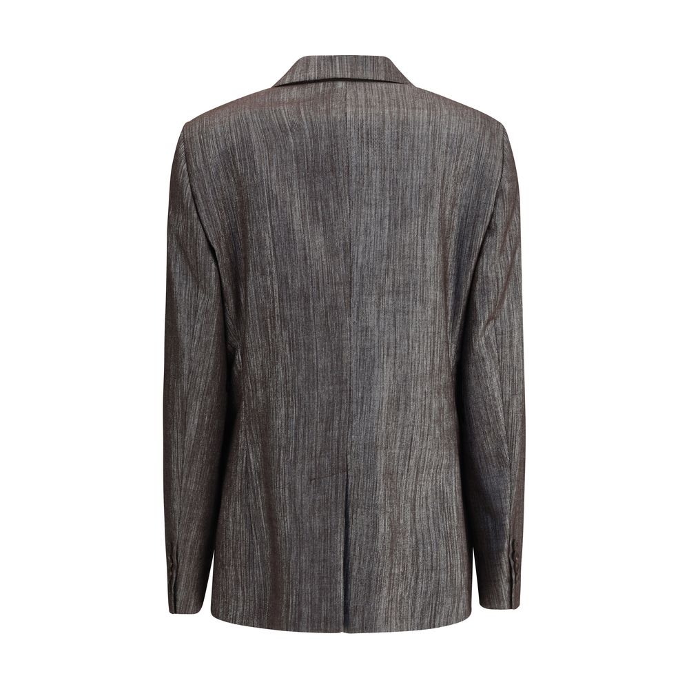 Brunello Cucinelli Lurex Fabric Blazer Glam Steals