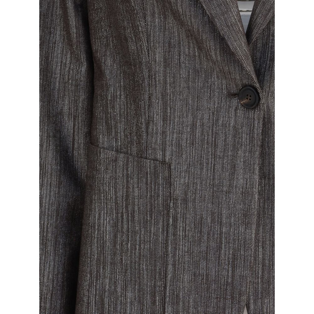 Brunello Cucinelli Lurex Fabric Blazer Glam Steals