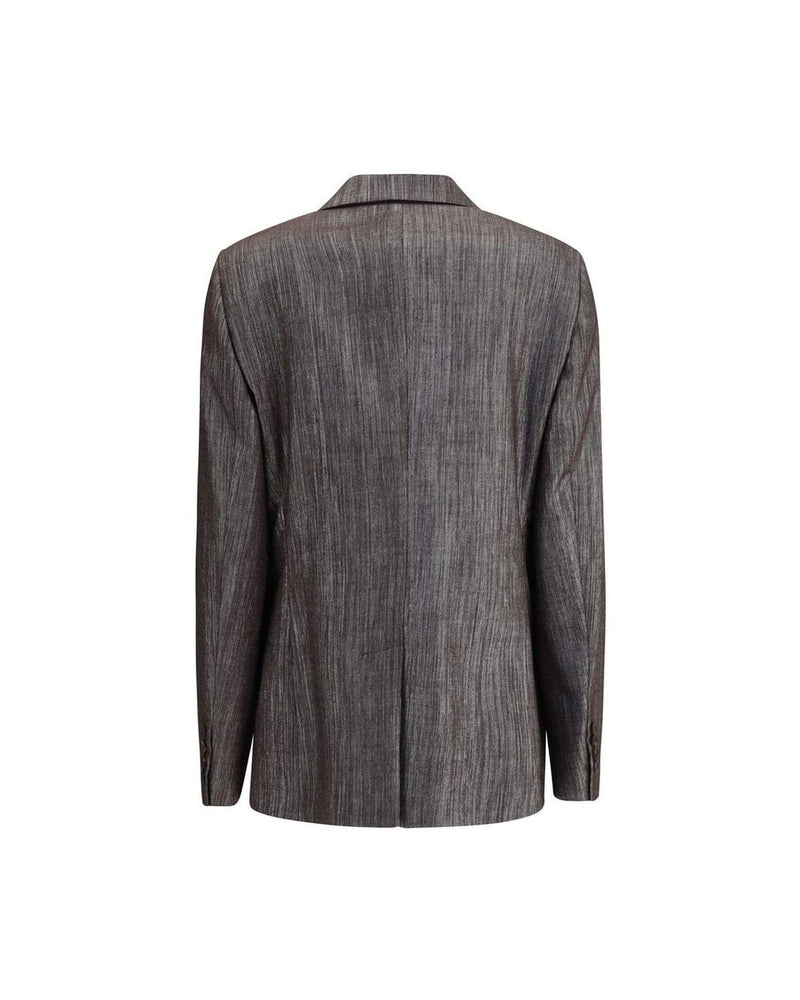 Brunello Cucinelli Lurex Fabric Blazer Glam Steals