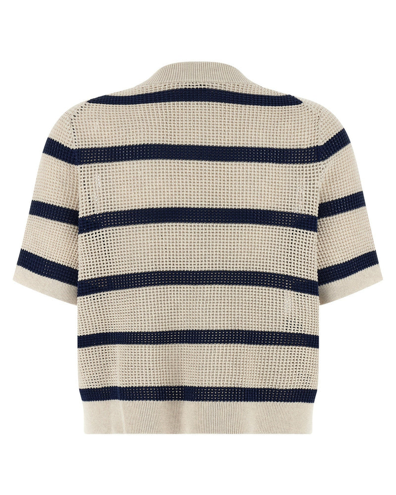 Brunello Cucinelli Mesh Cardigan Glam Steals