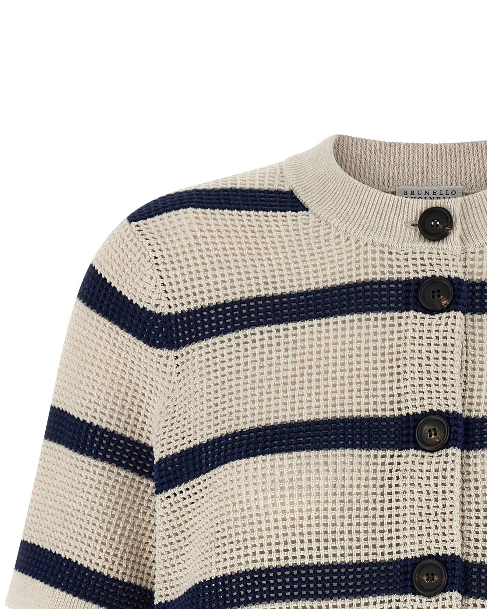 Brunello Cucinelli Mesh Cardigan Glam Steals