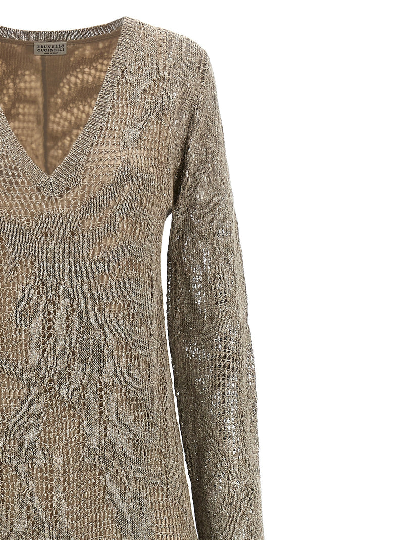 Brunello Cucinelli Micro Sequin Dress Glam Steals