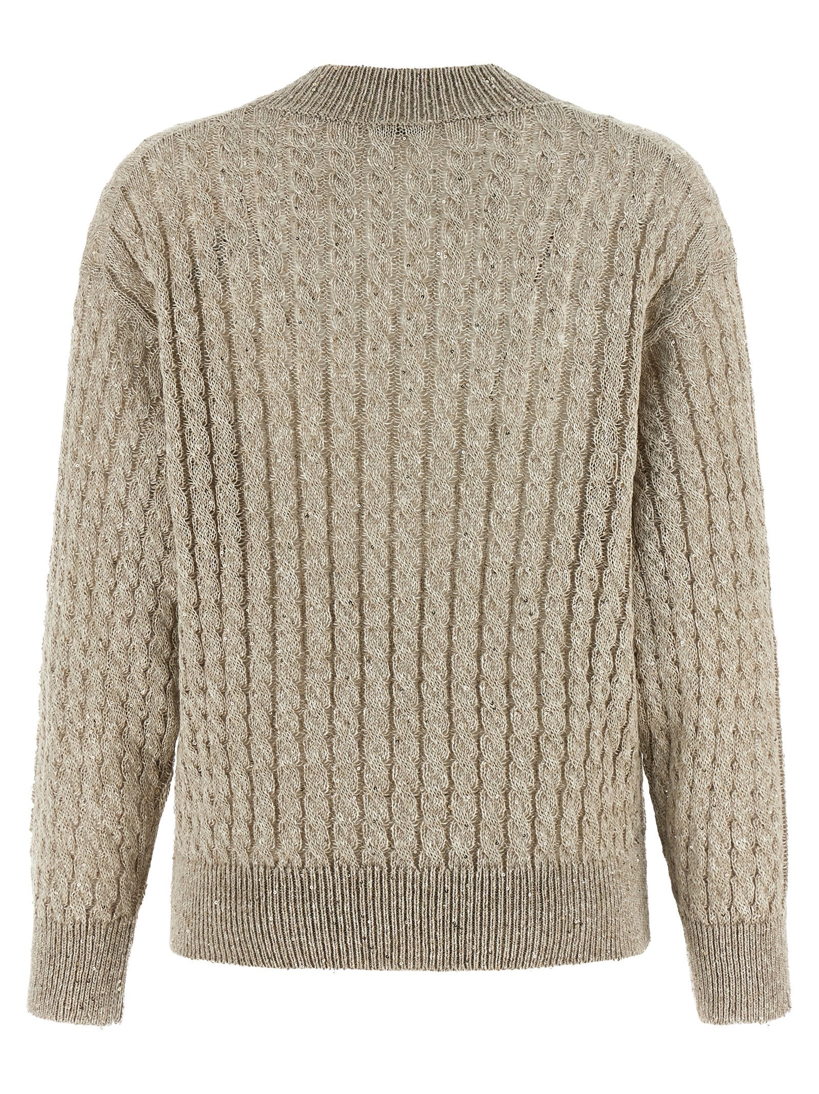 Brunello Cucinelli Micro Sequin Sweater Glam Steals