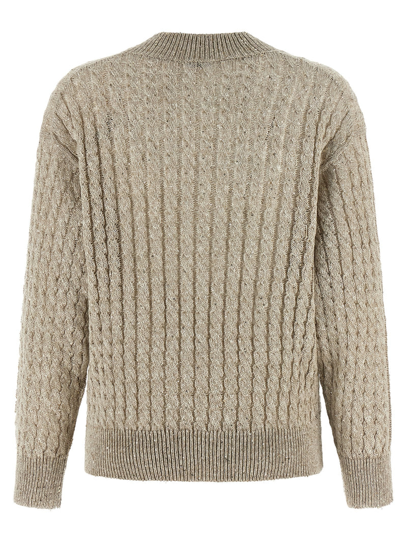 Brunello Cucinelli Micro Sequin Sweater Glam Steals