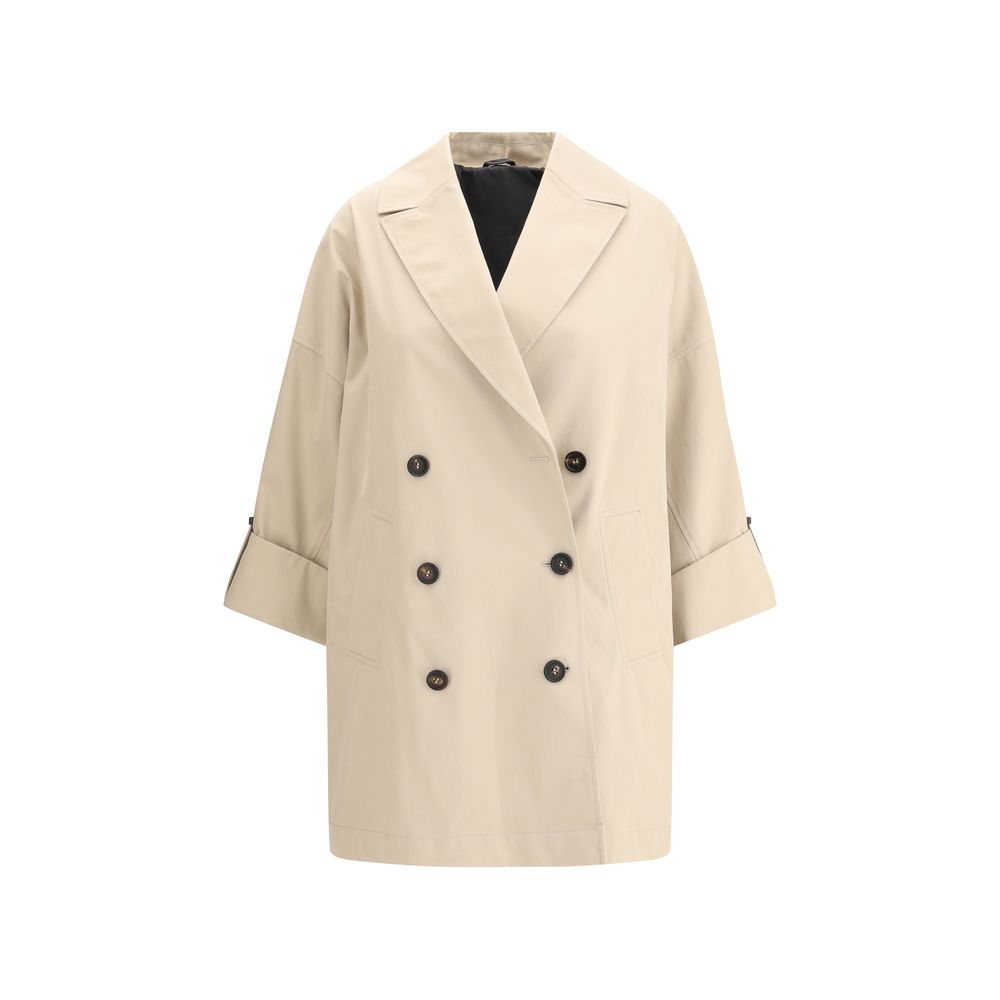 Brunello Cucinelli Midi Trench Coat Glam Steals